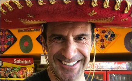 Luis Figo presume vacaciones en México