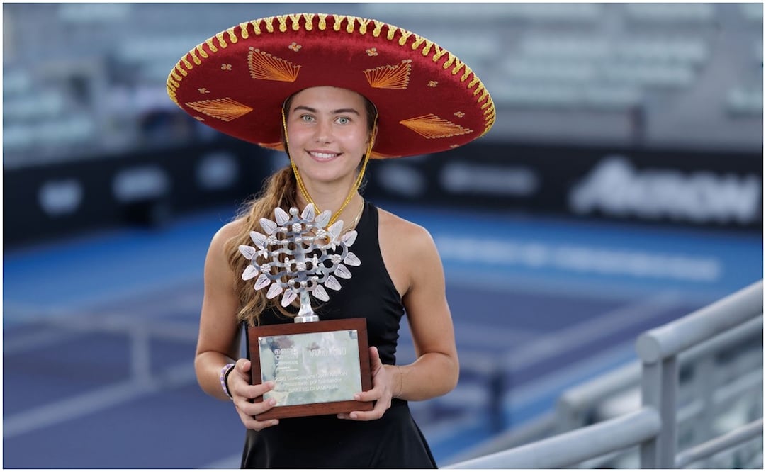 Iva Jovic campeona del Guadalajara Open / Foto: Cortesía Guadalajara Open