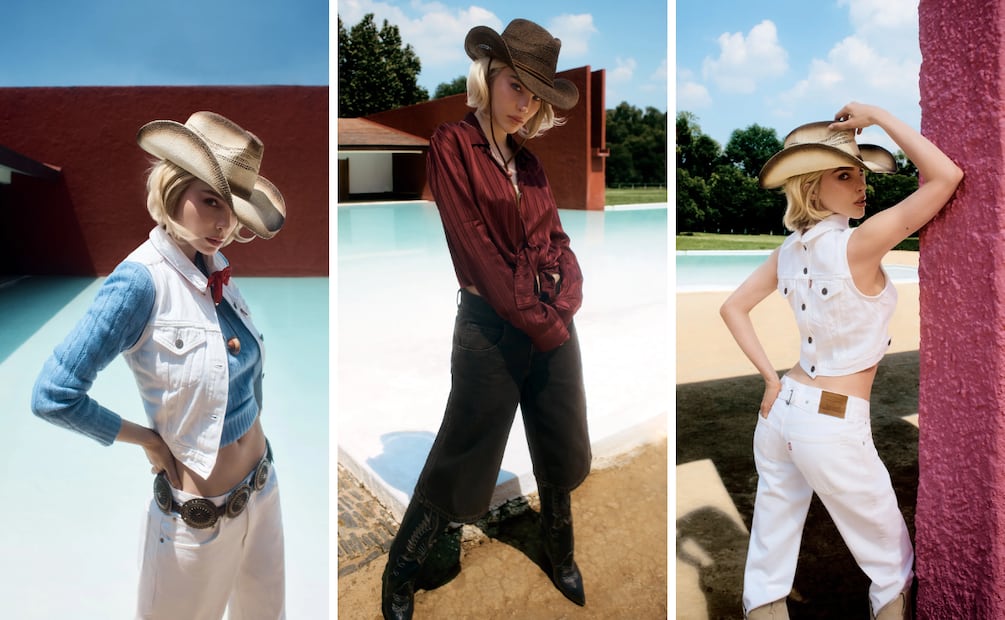 El bobo rubio fue el gran protagonista de Belinda para la portada. Foto: Instagram @voguelatam, @willylukaitis