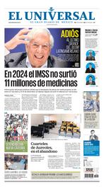 Portada impresa del 14 de abril de 2025