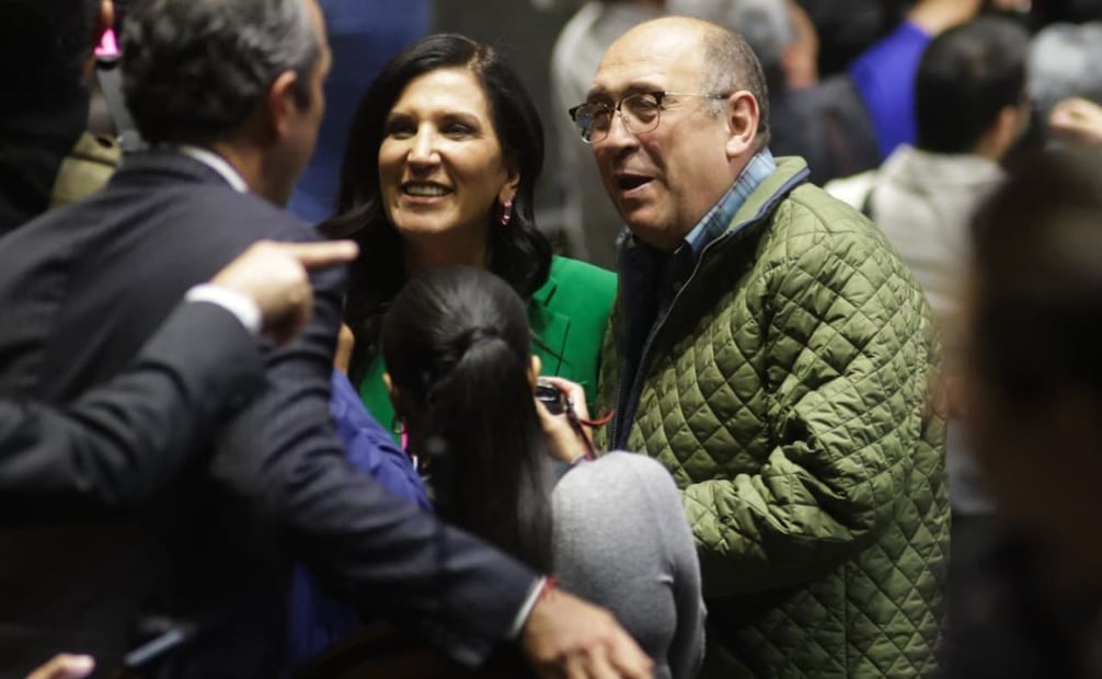 El diputado Rubén Moreira durante la sesión de la comisión permanente en la cámara de diputados. FOTO: Carlos Mejía/EL UNIVERSAL