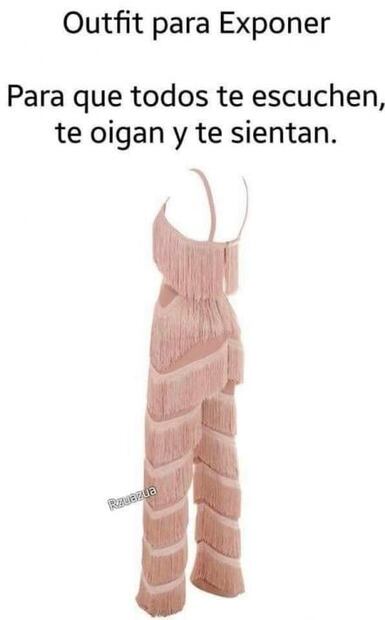 Este es el jumpsuit rosa con flecos que usó Thalía para el #ThaliaChallenge
