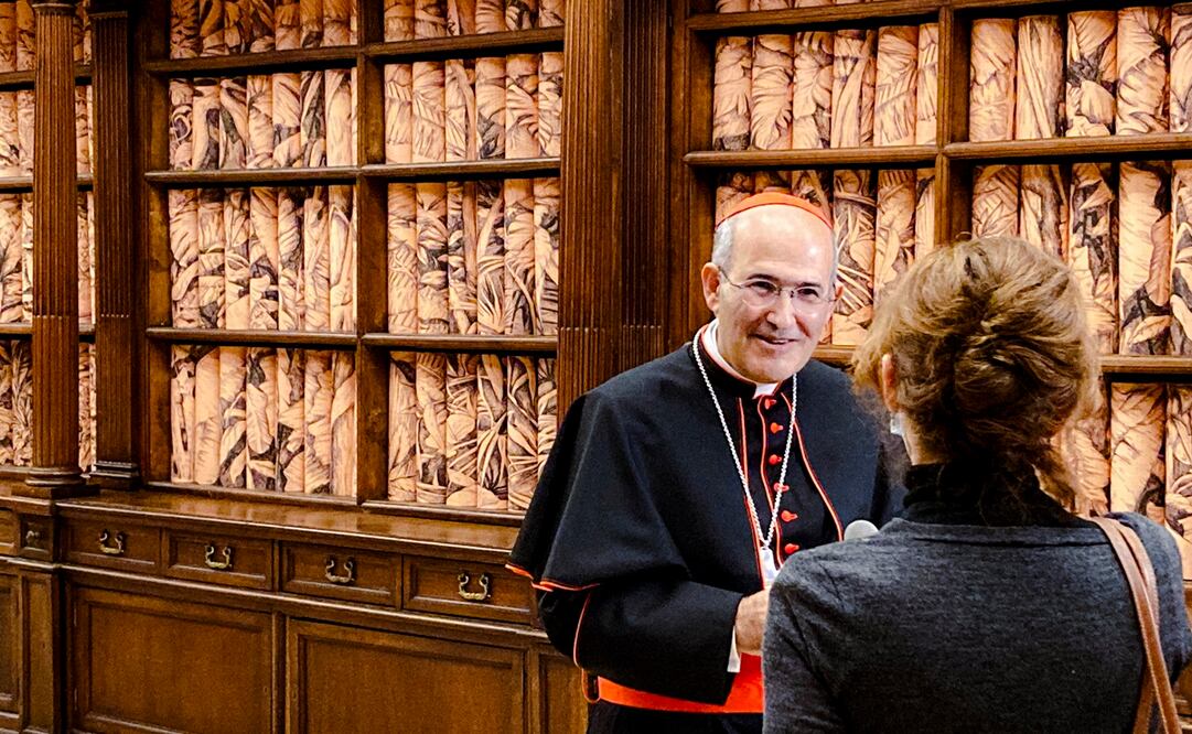 En la foto, el bibliotecario apostólico del Vaticano, cardenal José Tolentino de Mendonça. Foto: AP Foto/Nicole Winfield