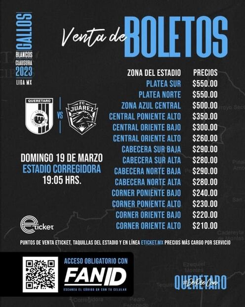 La directiva de Querétaro bajó precios para que la afición vuelva al estadio 