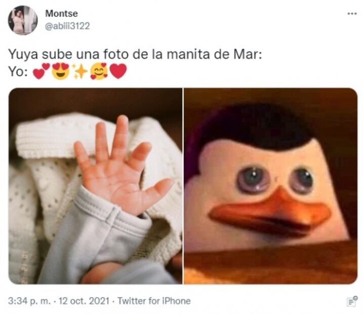 "Mar ya está en la Tierra": Esta es la primera foto del bebé de Yuya y Siddhartha