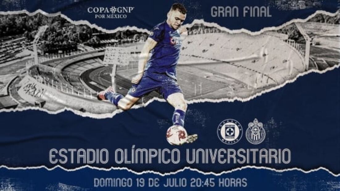 ¿Cuándo y dónde ver la final Cruz Azul vs Chivas, de la Copa por México?