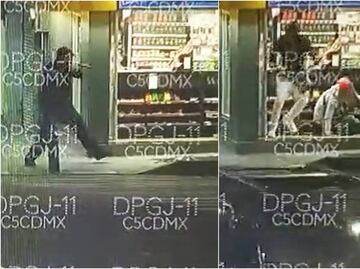 VIDEO: Así fue como un policía mató a asaltante en Oxxo de Eduardo Molina