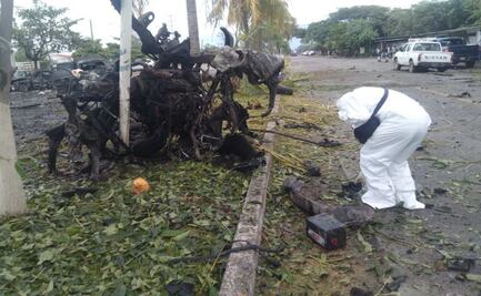 De los 5 muertos por explosión de auto bomba, tres eran policías comunitarios: Fiscalía de Michoacán; estallido dañó un total de 12 automóviles 