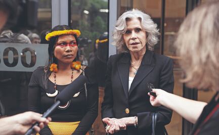 Jane Fonda y Eugenio Derbez alzan la voz por el Amazonas