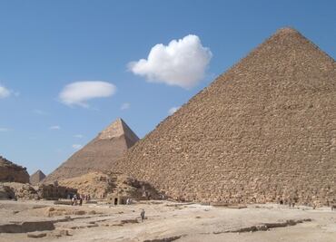 Así se ven las pirámides de Egipto desde el espacio