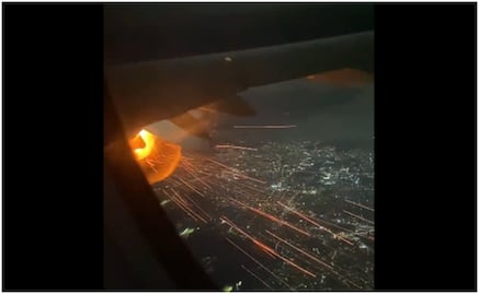 Motor de avión de Viva Aerobus arde en llamas tras despegar del aeropuerto de Guadalajara