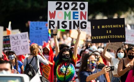 Miles de mujeres se manifiestan contra Trump y su nominada al Supremo en EU