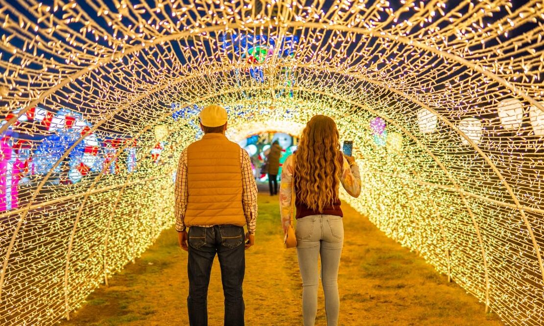 BrillaFest celebra la navidad en el Parque Naucalli. Foto: BrillaFest