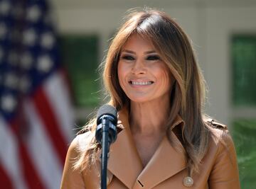 Melania Trump regresa a la Casa Blanca tras operación