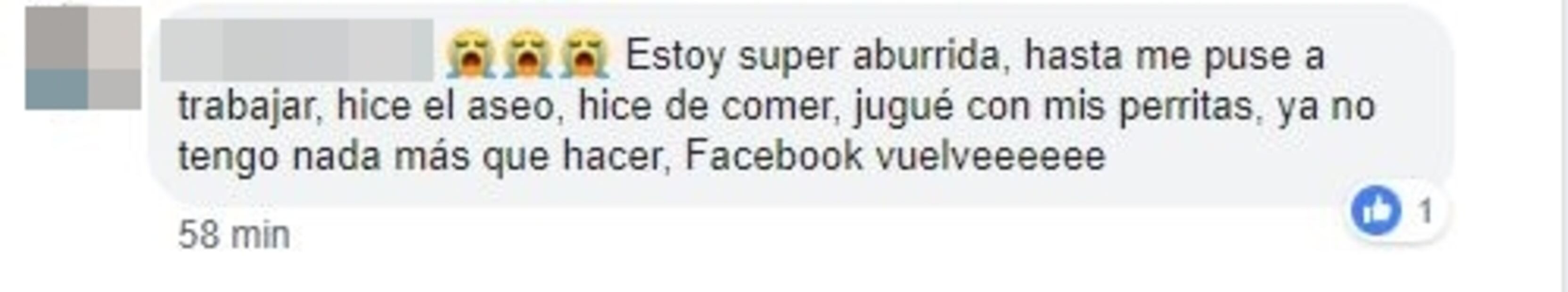 Usuarios toman con humor caída de Facebook