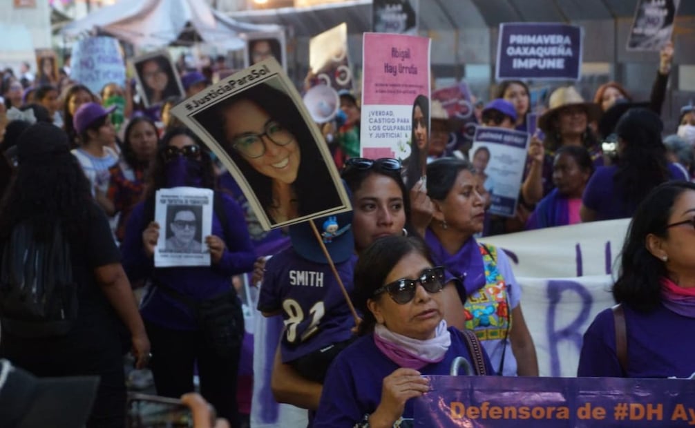 Colectivas denuncian 280 femincidios y mil 139 mujeres desaparecidas en Oaxaca.
Foto: Edwin Hernández