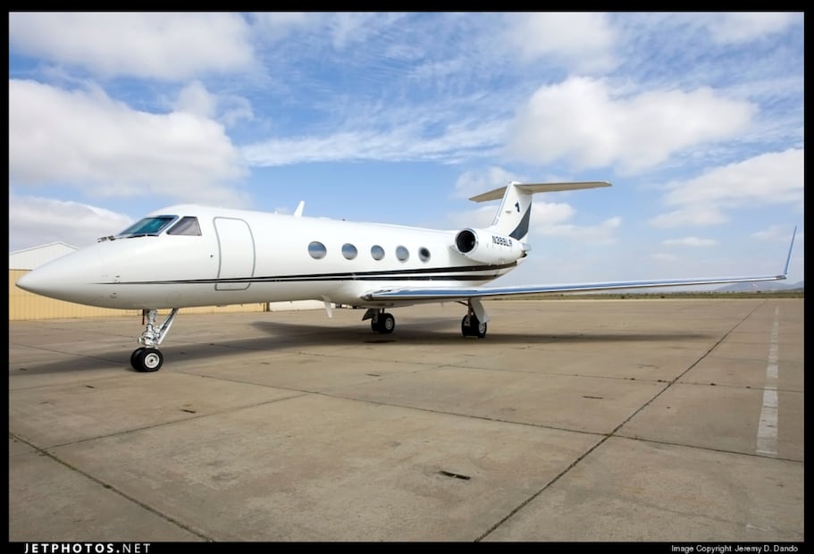 Modelo: Gulfstream III. Foto: Jeremy D. Dando/Jetphotos.com