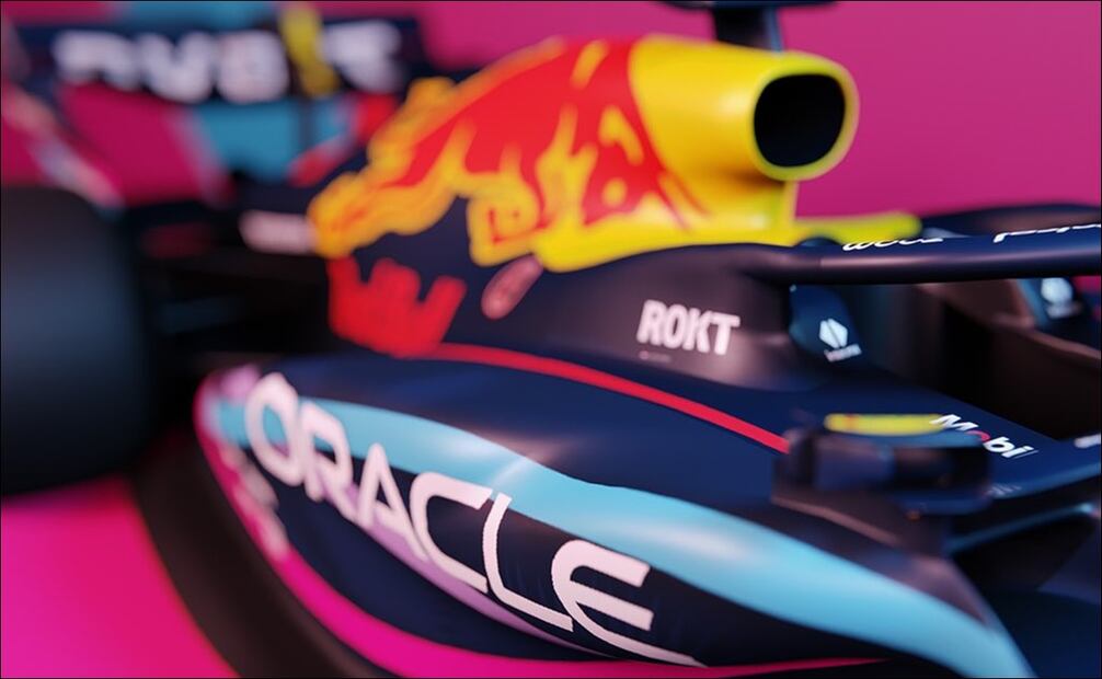 Red Bull presentó el diseño de su monoplaza para el GP de Miami - Foto: @redbullracing