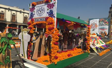 Dedica UNAM Megaofrenda a Diego Rivera y brigadistas del 19-S