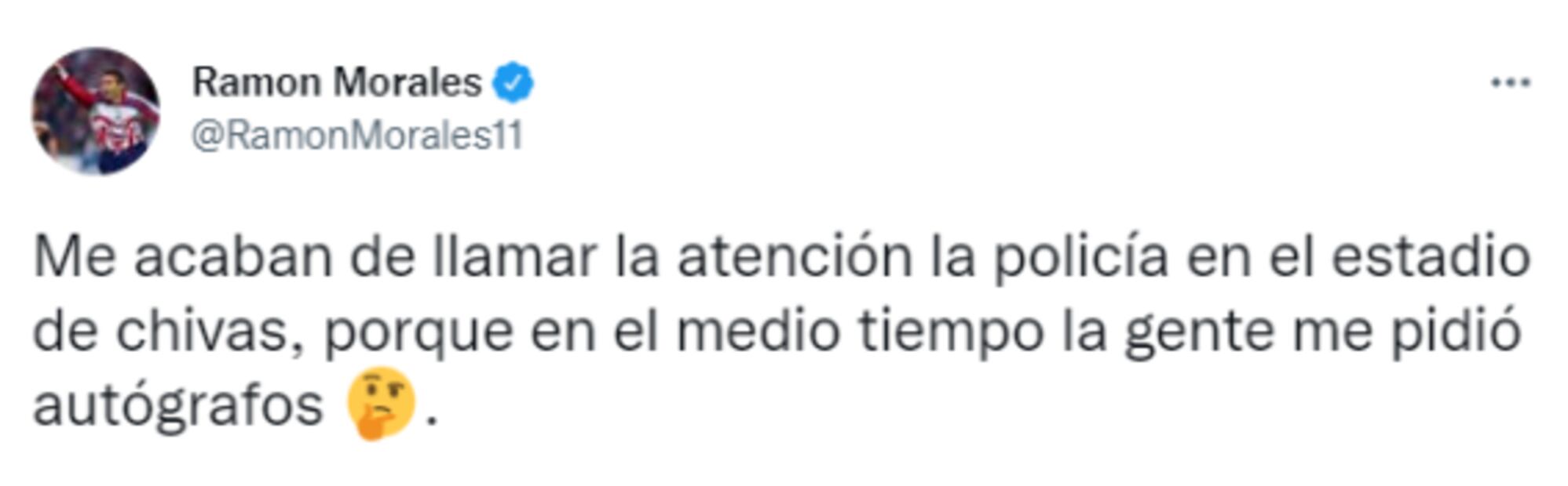 ¿Por qué la policía regañó a Ramón Morales en el Estadio Akron?