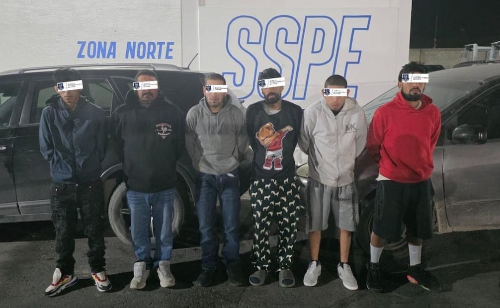 Detenidos por secuestro de a 17 migrantes (22/12/2025). Foto: Especial