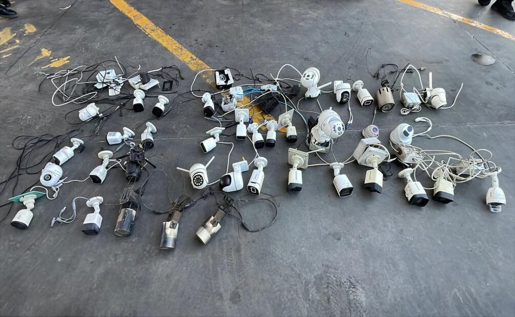 Desmantelan red de videovigilancia de “Los 300” en Ecatepec. Foto: Especial