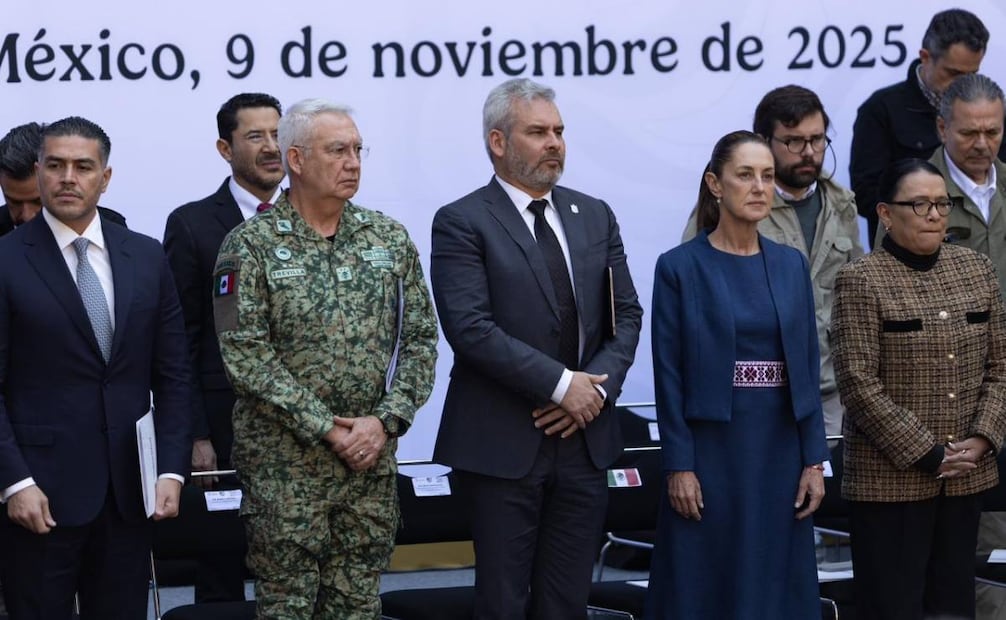 Gobierno federal presenta Plan Michoacán este domingo 9 de noviembre de 2025. Foto: Hugo Salvador / EL UNIVERSAL