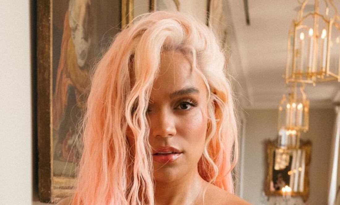 Karol G en la premiere de "Barbie". Fuente: Instagram @karolg