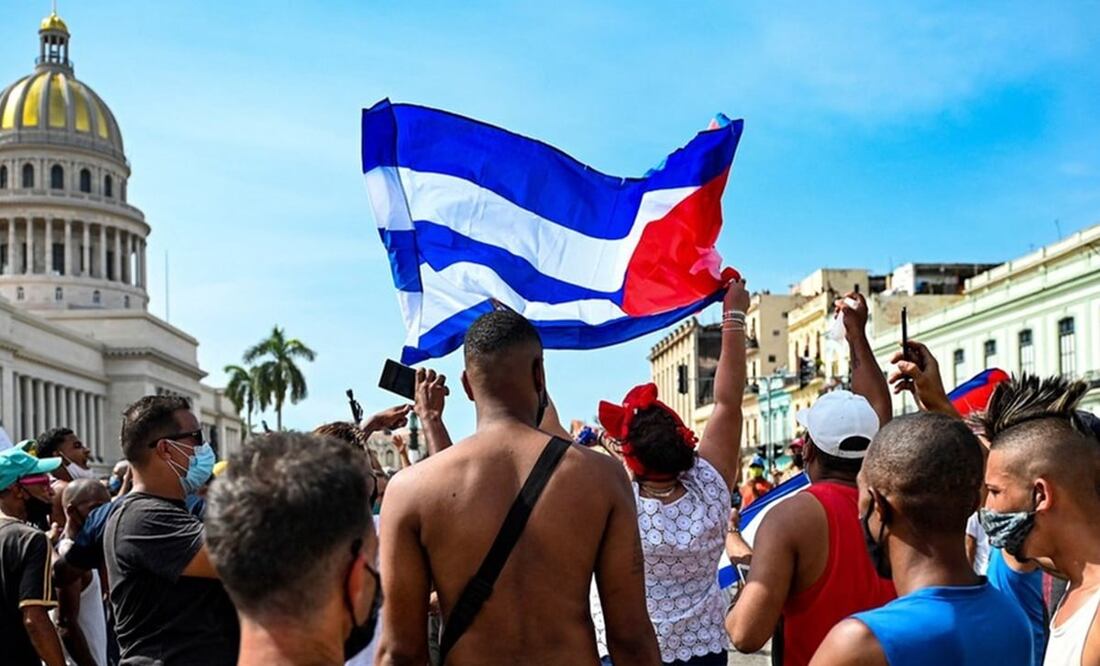 Manifestaciones antigubernamentales en La Habana, Cuba. Foto: Ilustrativa. Getty Images