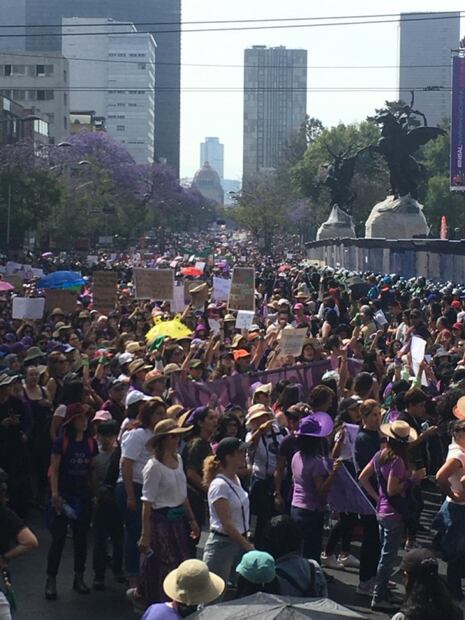 Minuto a Minuto. Marcha por el Día Internacional de la Mujer