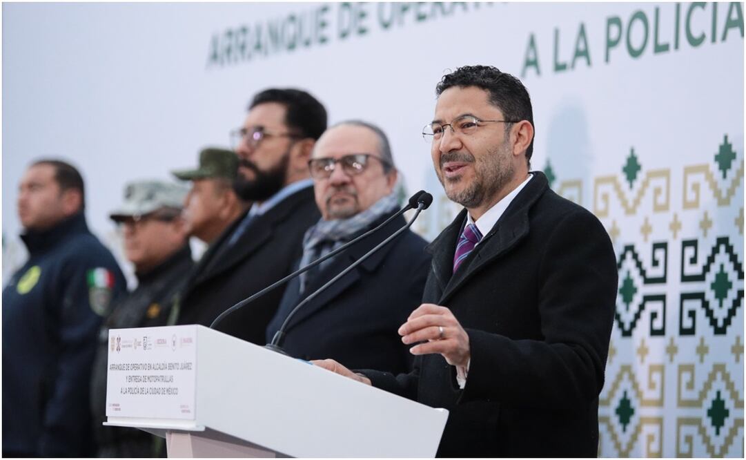 El jefe de Gobierno, Martí Batres. Foto: Especial