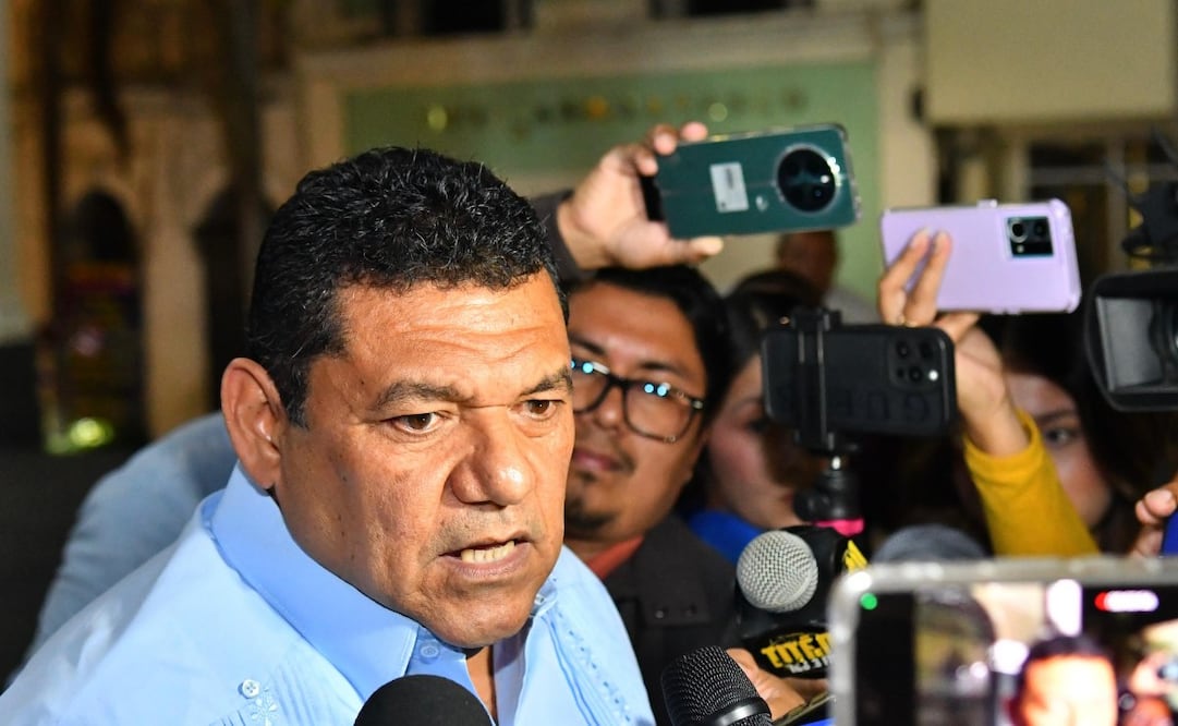 El gobernador de Tabasco, Javier May Rodríguez, tras lamentar la muerte de 6 personas en el antro DBar (24/11/2024). Foto: Especial