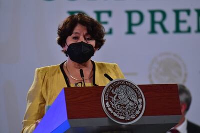 Se ha vacunado contra Covid a 488 mil personas del sector educativo: Delfina Gómez