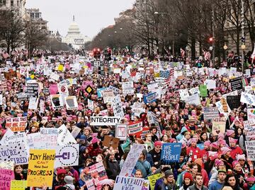 Millones de mujeres plantan cara a Trump