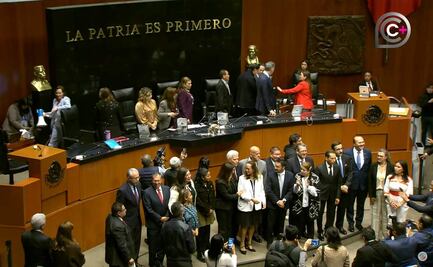 Rinden protesta nuevos cónsules en el Congreso; Lilly Téllez cuestiona nombramiento del exdirector del Insabi