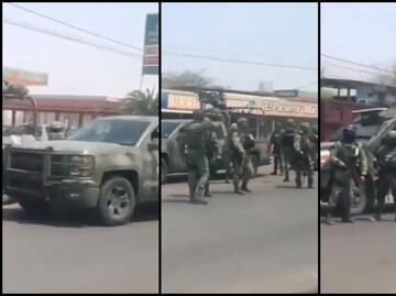 Tras persecución a militares, circula mega convoy de fuerzas federales en Nueva Italia, Michoacán