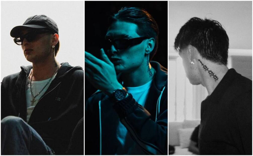 Peso Pluma con su nuevo look. Foto: Instagram Peso Pluma.