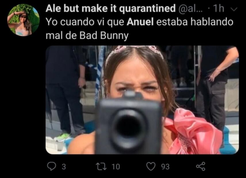Anuel AA y Karol G desatan polémica por ¿criticar video de Bad Bunny?