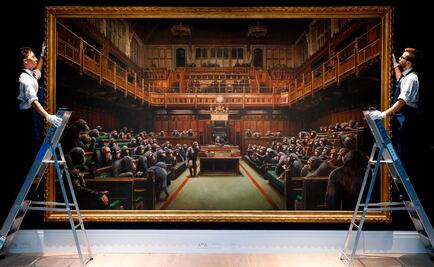 Sotheby's vende el lienzo más grande de Banksy