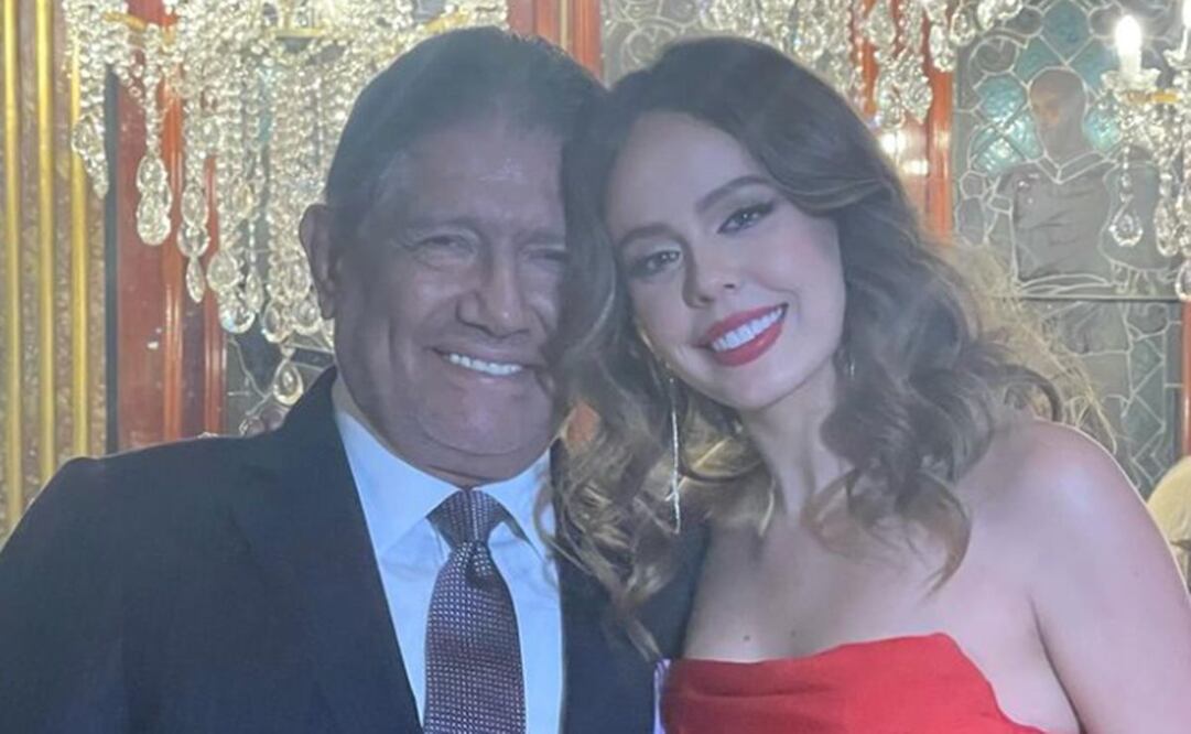 Juan Osorio y su novia Eva Daniela.