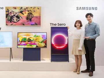 Samsung presenta una televisión vertical para millennials