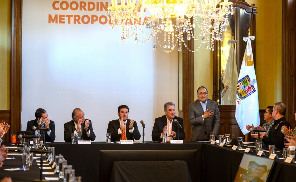 “La contaminación no tiene color, la inseguridad tampoco”; Andrés Mijes llama a superar diferencias partidistas para beneficio de Nuevo León. Foto: Especial