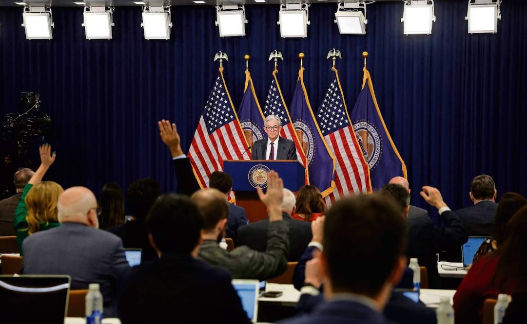 Jerome Powell, presidente de la Fed, destacó que la inflación de los bienes se aceleró en los primeros dos meses del año en Estados Unidos y “es evidente que una buena parte de ella proviene de los aranceles”. (20/03/2025) Foto: Kevin Dietsh | AFP