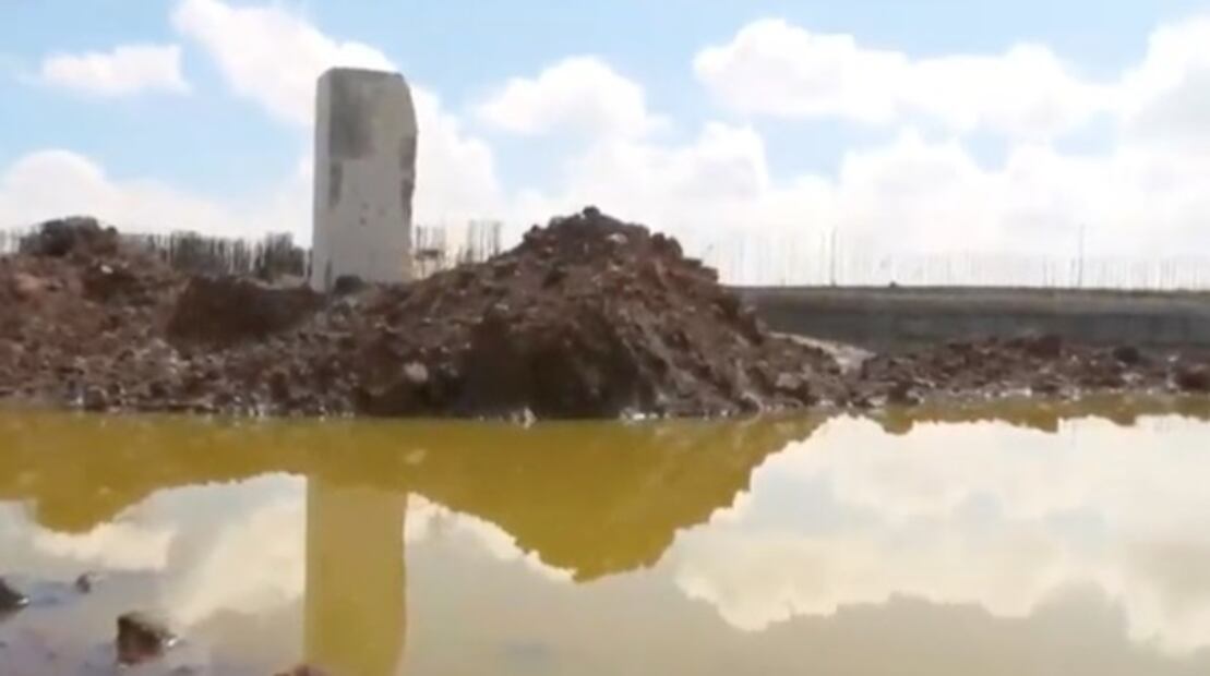 Así luce el NAIM de Texcoco tras inundarse