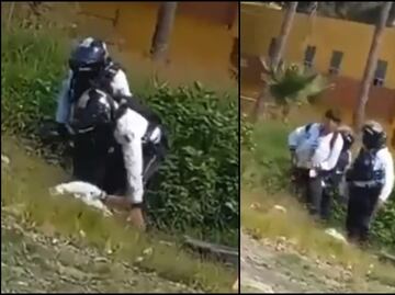 Exhiben a policías viales agrediendo a joven motociclista en Tonalá, Jalisco