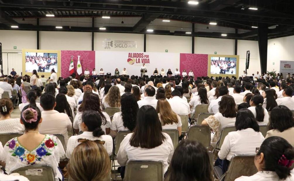 Gobernador de Yucatán durante presentación del programa “Aliados por la vida” (07/02/2025). Foto: Especial
