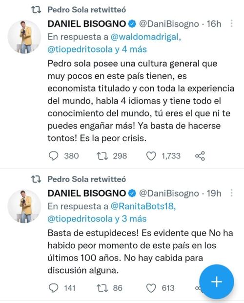 Pedro Sola y Daniel Bisogno concuerdan con que México vive su peor crisis