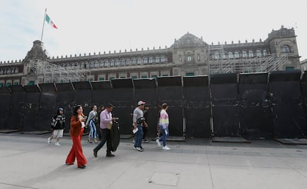 Ayotzinapa 10 años: AMLO justifica cerco en Palacio Nacional ante “grupos de derecha muy conservadores”