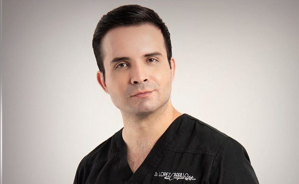 Dr. Carlos López Carrillo, médico y cirujano estético. Foto: Instagram