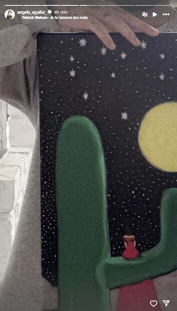 Pintura de Christian Nodal, compartida en las redes de Ángela Aguilar.
Foto: Instagram, vía @angela_aguilar_